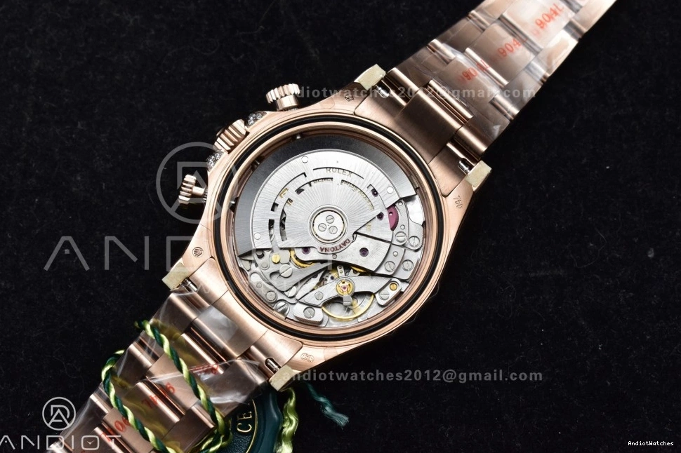 Rainbow Daytona Bracelet Black ZF Best Diamonds 1:1 116595RBOW Edition Durable on SH 776 RG Dial 1004